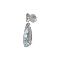 Vicenza - Piazzetta Palladio 2 - Orecchini Crivelli Donna Acquamarina in Oro bianco Acquamarina 9.37 Ct 372-3679-MOD - 372-3679-MOD